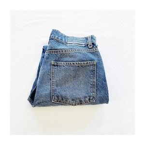 Revice Mom Jeans Distressed Vintage Wash Denim Button Fly SZ28